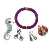 Givenchy Earrings Brooch Pins Bangle Bracelet