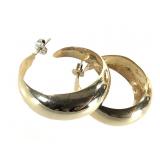 14K Tested Earrings 5.7g TW 1" H