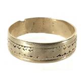14K Band Ring 2.7g TW Sz 8 1/2