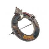 Antique Scottish Victorian Penannular Brooch