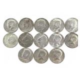 13 40% Kennedy Halfs