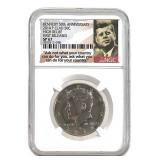 2014 P Kennedy Half NGC SP67 High Relief, First