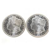 Qty 2 Half Troy Ounce .999 Silver (1 oz total)
