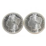 Qty 2 Half Troy Ounce .999 Silver (1 oz total)