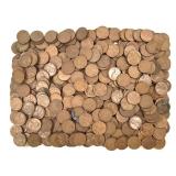 100's Wheat Back Lincoln Cents in jar