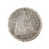 1853 Seated Half Dime, with Arrows