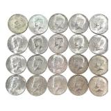 20 40% Kennedy Half Dollars
