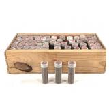 67 Tubes 1940's Lincoln Cents; Partial & Full