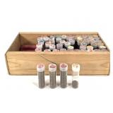 65 Tubes 60's-70's Lincoln Cents; Most tubes full