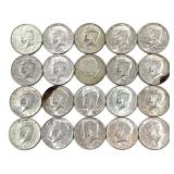 20 40% Kennedy Half Dollars