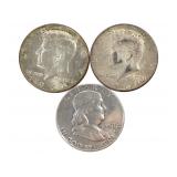 3 90% Halfs: 2 '64 Kennedy, 1 58-D Franklin