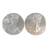 2-2018 American Silver Eagle 1oz $1 Coins
