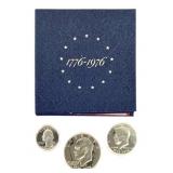 1976 Proof Silver 3 Coin Set