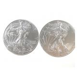 2-2018 American Silver Eagle 1oz $1 Coins