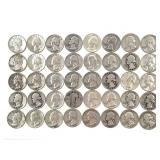 50 Silver Washington Quarters