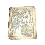 1858 S A Mitchell Geograph Maps J H Young Engraver