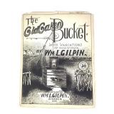 Old Oaken Bucket Wm L Gilpin Sheet Music Illus
