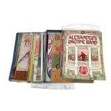 30+ early 20th C Ragtime Sheet Music w Great Illus