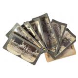 9 Stereoviews Keystone View Co & 1885 Whiting