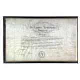 1858 Diploma University Of Louisville