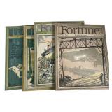 4 Fortune Magazines March - June 1930