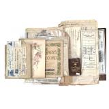 19th - E 20th C Deeds Certificates Wedding Letters