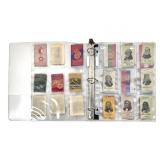 46 Early 20th C Cigarette Silk Patch + 2 Ribbons