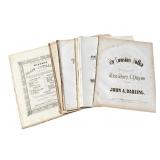 15 Early American Sheet Music 1846-56