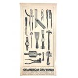 100 American Craftsmen Festival Poster Kenan Ctr