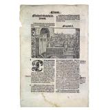 Czech Bible Page 16th -17th C Book of Malachi