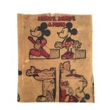 1934 Post Toasties Disney Mickey Minnie & Pluto