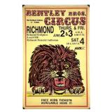 Bentley Bros Circus International 3 Ring 14.5 x 22