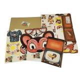 Mighty Mouse Fan Club Set Litho Cut Outs 1956