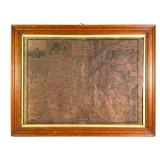 County Map of Norfolk John Speed 1676 Reproduction