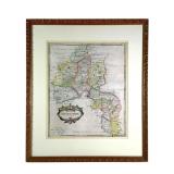 Map Of Oxfordshire 1695 R Morden Hand Colored
