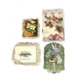 4 Cards Embossed Die Cut  Pop Up Angel Christmas +