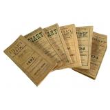 6 Pkt Diary Leading Merchant Shelbyville 1897-1904