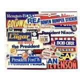 Political Campaign Bumper Stickers & Buttons+