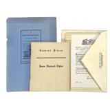 3 PB Signed Poetry & John Updike of Prizes & Print