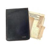 Hand Written Family Records Diary Manucript