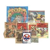 9 Cicus Programs Ephemera Childrens Bks