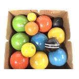 Vintage Croquet Ball Set