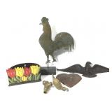 Antique Metal Farm Decor