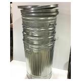4 New Behren Metal Trash Cans