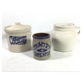 Hall & Stoneware Kitchen Crock