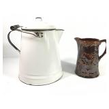 Harvest Goods Pitcher & Enamelware Pot