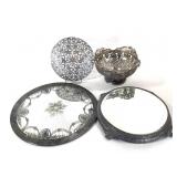 Van Bergh S.P. Co Sterling Silver Plate Dishes +