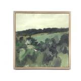 David Schirm Oil on Canvas, Crisendo ca. 1968