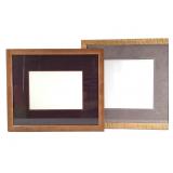 2 Picture Frames by Wm Itter Cherry & Maple