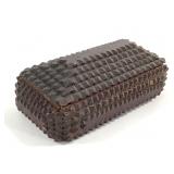 Notch Carved Tramp Art Trinket Box